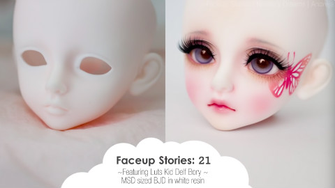 【BJD娃妆教程】Faceup Stories 21